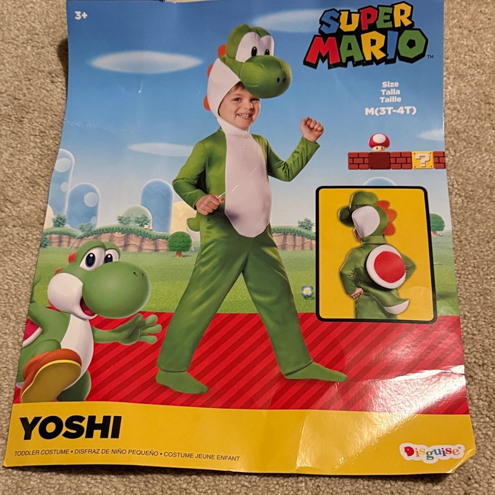 Nintendo Yoshi Costume for Kids - Green and White